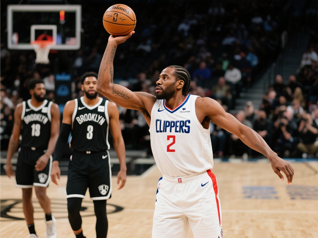 在眾多精彩的NBA對(duì)決中，這場(chǎng)快船與籃網(wǎng)